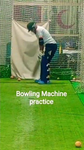 Bowling Machine practice today ! Islamabad