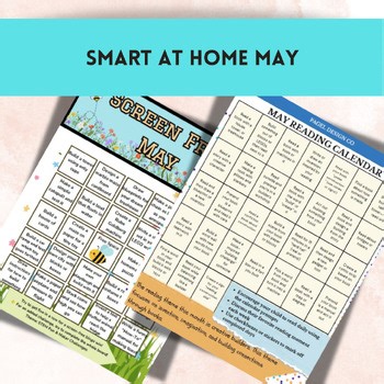 May Learning Bundle – Reading Log, Screen-Free Bingo & Spring Printable
