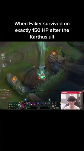 WHEN FAKER OUTPLAYED KARTHUS ULT 🐐
