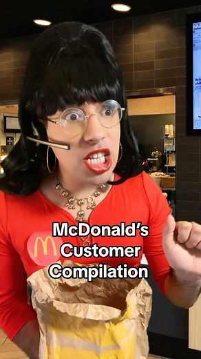 McDonald’s customer compilation. #reels #mcdonalds #customerservice #comedy #foryou #reelsvideo #fastfood #comedyreels | Izzy Insane
