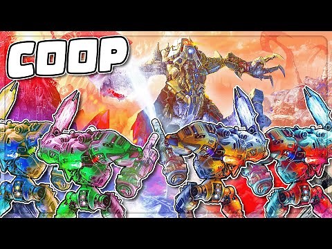 We UPGRADED GIANT MECHANICAL Mechs TO DEFEND EVERYTHING in The Riftbreaker COOP Multiplayer