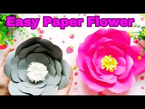 How to Make Stunning Giant Paper Flowers | Easy DIY Tutorial.