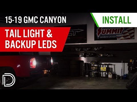 How to Install 2015-2022 GMC Canyon Tail Light & Backup LEDs | Diode Dynamics
