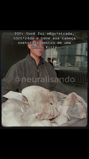 Pov: Cabeça humana costurada em Hello Kitty #casoreal #investigacaocriminal #terror #horror