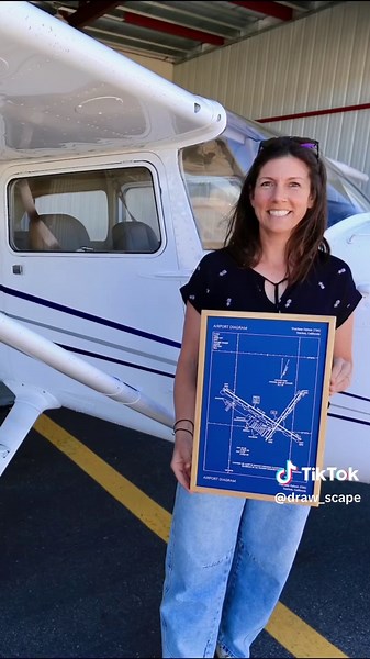 Aircraft Blueprints & Airport Diagrams - ASMR Plotter Art