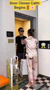 Door Closes Calm Begins🚪🌸#ASMR #relaxingsounds #newgadgets #kitchen #cleaning #smarthome #usa #fypシ