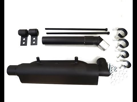 exhaust silencer quiet for ATV and UTV Side by Side