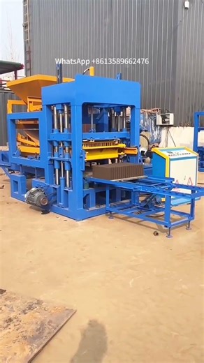 Fully automatic concrete hollow block making machine cement block maker 8000 pcs per day