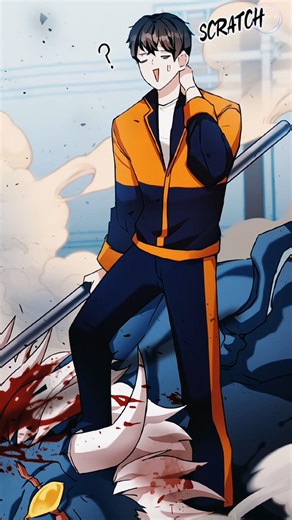 Shocked by his own power 😃 | #manhwa #manhua #shorts