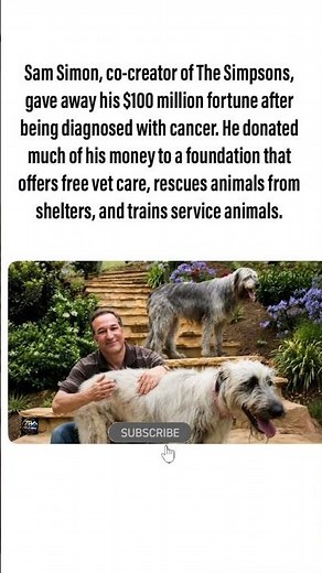 The Simpsons Co-Creator Gave Away $100 Million – Here’s WhyGenerosity #InspirationalStory