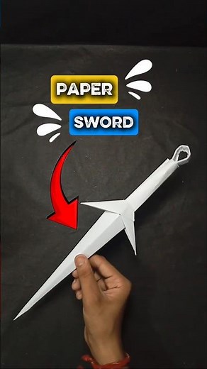 Amazing Paper Sword Tutorial 😱 | Easy Craft
