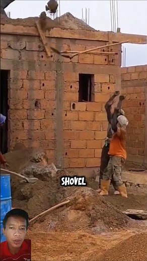 Amazing skills of African construction workers. #shorts #construction