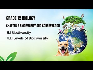 Grade 12 Biology: Chapter 6 - part 1
