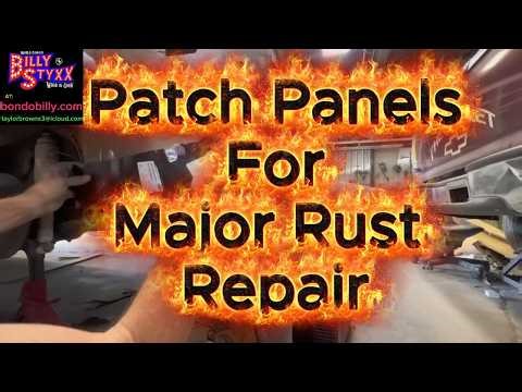 Patch Panels For Major 😳 RUST REPAIR How To Fabricate & Weld 💥 Patches To Old Hot Rod Cars