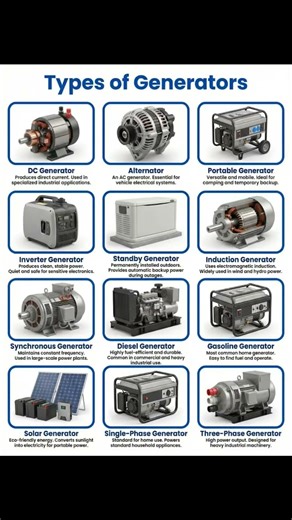 Types of Generators