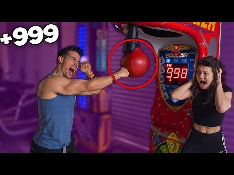 WE BREAK THE MACHINE WITH A COUPLE OF PUNCHES!