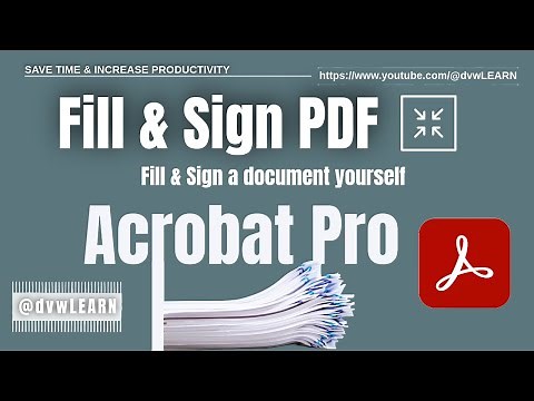 How to Fill & Sign Forms Online | Acrobat Fill & Sign Tutorial