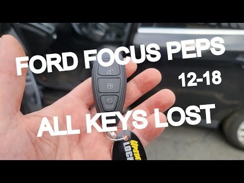 12-18 Ford Focus PEPS/PROX All Keys Lost Xhorse Condor AutoProPad #locksny