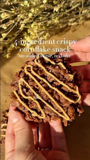 Crunchiest simple snack😋 #healthysnackideas #cornflakescookies #cornflakesrecipe