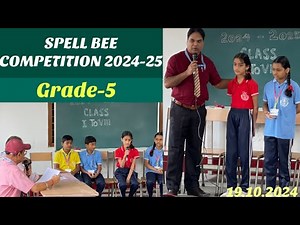 Spell Bee || Grade - 5 || Spelling Bee Competition 2024 || BDMEHS School