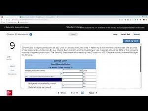 ACCT 2302 Chapter 20 Homework