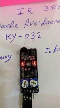 IR sensor, KY-032, adjustment