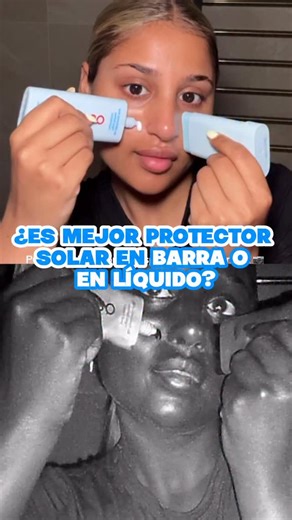 CabelloCosmeticos | ¿Protector en barra o en líquido? 🤔 La respuesta correcta es: los dos. 💧 El protector líquido es tu base diaria. Es el que debes usar... | Instagram