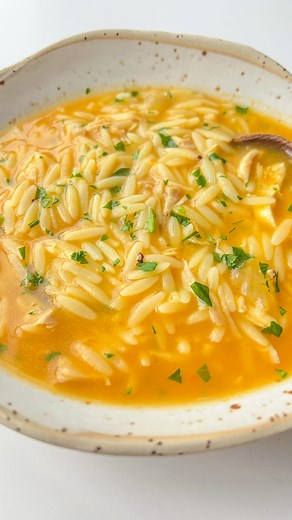 With millions of views on my viral blended veggie soup (and pastina) method, this one is a MUST! This hidden veggie orzo soup with chicken is the ultimate comfort food. Not only is it easy, but has the most stunning color due to the blended hidden veggies. This soup is for anyone that might be picky with veggies and loves a delicious and smooth texture. I hope that this recipe gives you inspiration and helps your little ones as I know how picky kids can be with veggies. I have been blending vegg