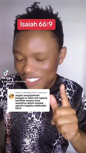 Isaiah 66:9 - Mahlase the Bishop Preaching the Word