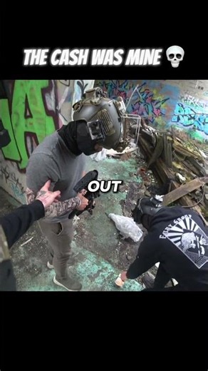 I planted $2000 between two players. They fought over it. #airsoft #karma