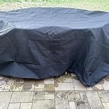 Amazon.com : CNCZMH Square Heavy Duty Patio Table Covers Waterproof, 600D Outdoor Dining Table and Chair Set Covers, Outdoor Furniture Cover Waterproof for Sectional Sofa Couch 106''L x 106''W x 32''H, Grey : Patio, Lawn & Garden