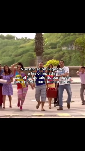 Olimpiadas: nuestro salón llegando y animando en la previa