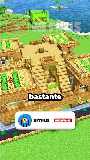 FORTALEZA INSANA PARA INICIANTES NO MINECRAFT!