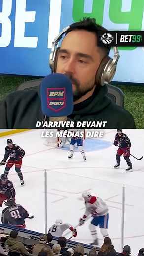 Un point signé Lane Hutson hier & Greg et FX donnent du respect au jeune défenseur! 🔥🏒 📸: @canadiensmtl | BPM Sports