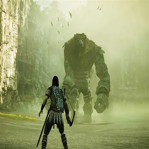 Confronting 1st Colossus | shadow of colossus | Red Hawk Gaming