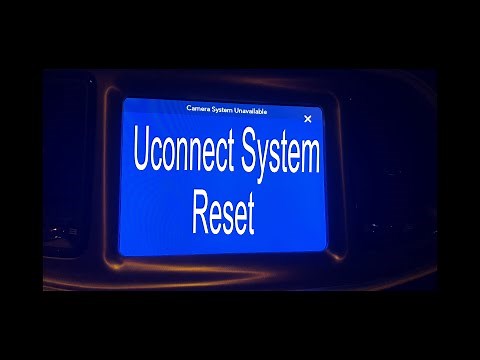 Uconnect camera system unavailble | how to reset you uconnect system