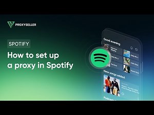How to set up a proxy in Spotify