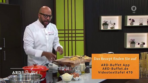 ARD-Buffet: Rezept: Pasta mit Rieslingschaum und Herzmuscheln