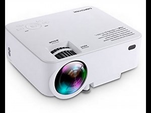 DBPOWER ミニ LED プロジェクター 1500ルーメン 1080P 800*480解像度