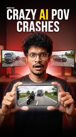 Create Crazy AI POV Crash Videos 🤯 #AIPOV