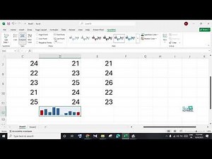 How to use sparklines in Excel