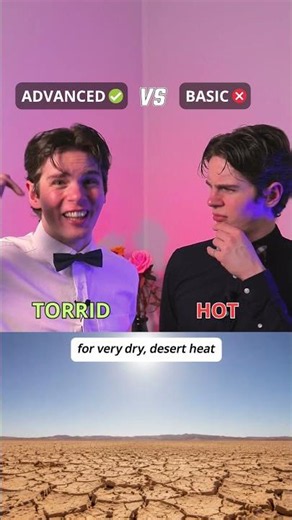 Stop Saying "HOT" — There Are 6 Different Words 🔥🧠 #shorts #english