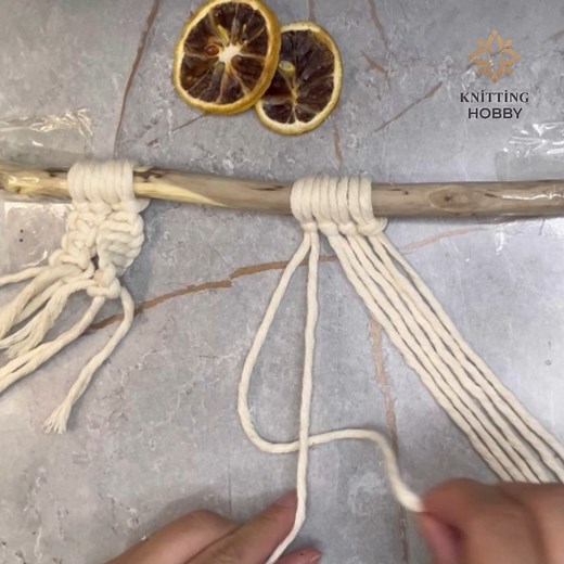 10K views · 84 reactions | Basic Macrame Knots Techniques for Begginers #yarnlove #diy #wool | Knitting Hobby | Facebook