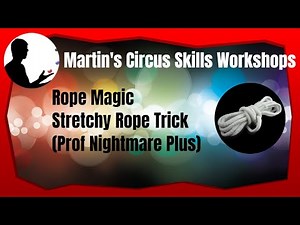 Magic: Incredible stretchy rope trick plus. #ropemagic #RichardSanders