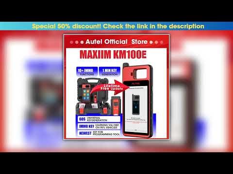 Autel Km100e Key — First Look (2025): Autel Km100e Key Programming Tool Automotive