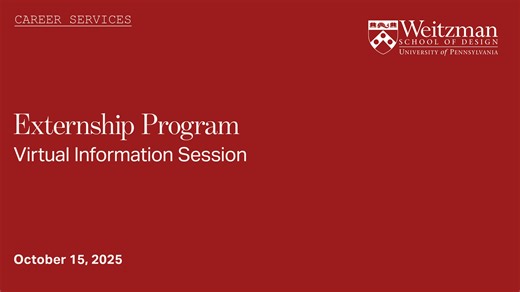 2026 Externship Program Information Session