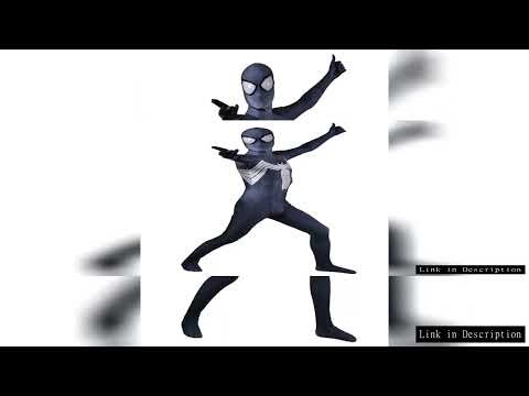 Halloween Adults Black Cosplay Costume Venom Symbiote Spiderman SuperHero Zentai Suit Men Male Bodys
