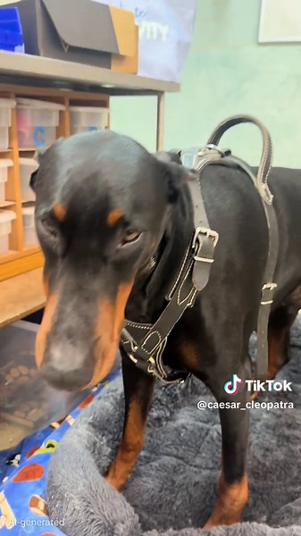 Squish the Brave Doberman's Wart Removal Journey
