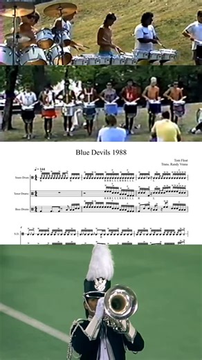 Vintaged Rumcorps on Instagram: "Blue Devils 1988 2nd Movement chunk with battery score"