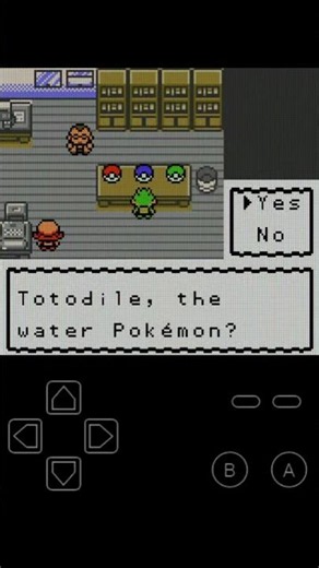 Picking a Starter #pokemon #crystal #nintendo #gameboy